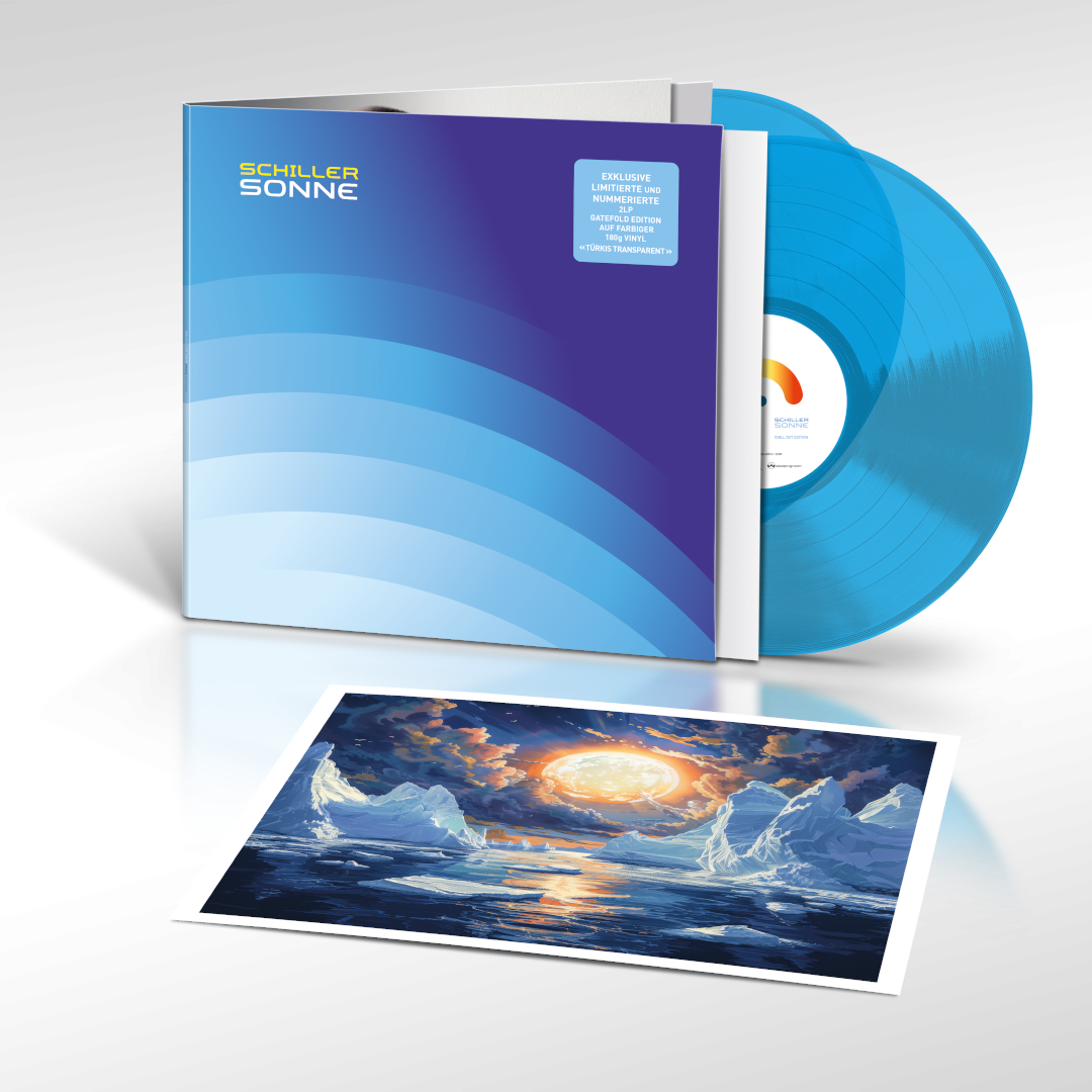 Schiller Sonne Limitierte Nummerierte Türkis 2LP + Signierter Artprint 367250
