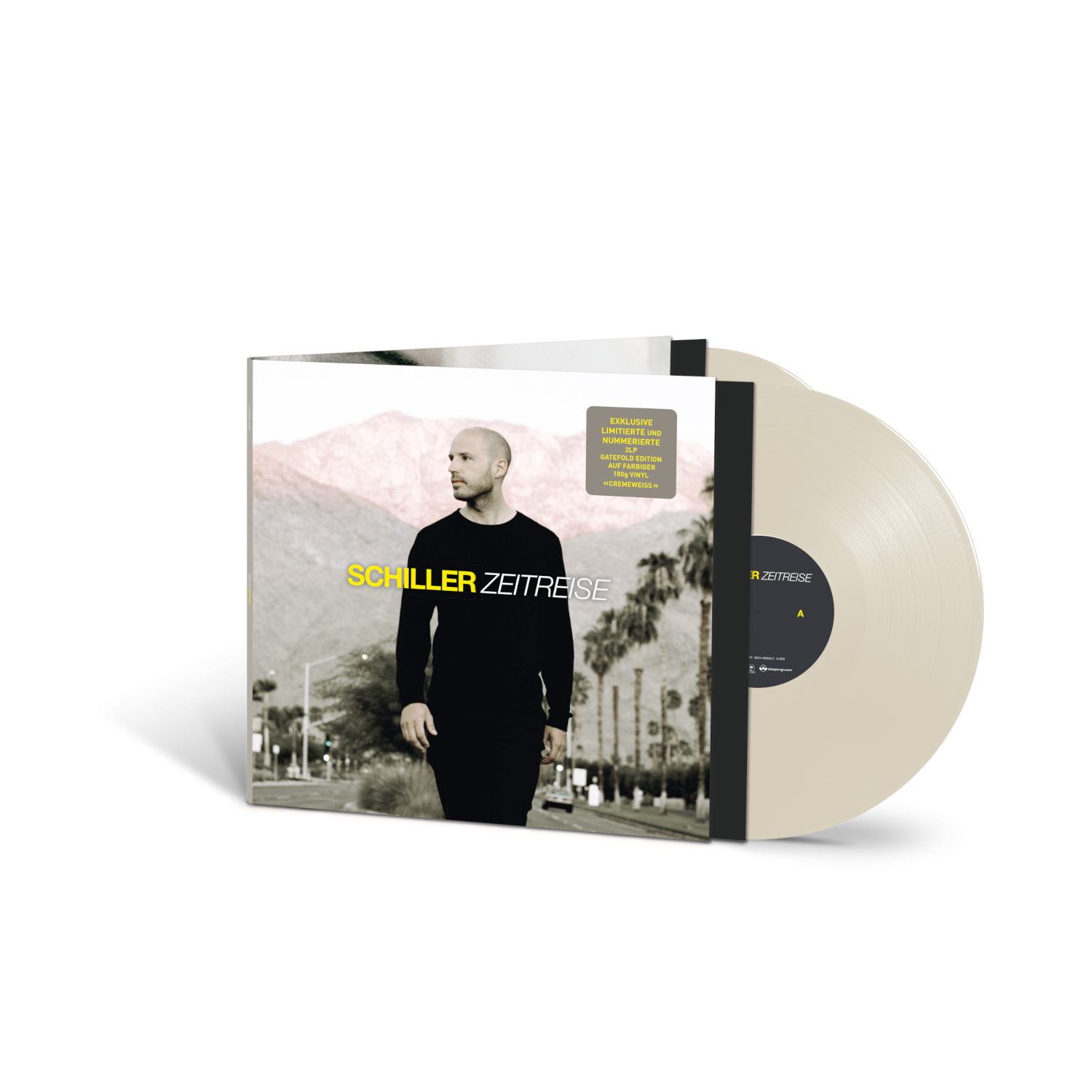 Schiller Zeitreise - Das Beste von Schiller Limitierte Cremeweiße Vinyl 2LP + Signierter Artprint 437155