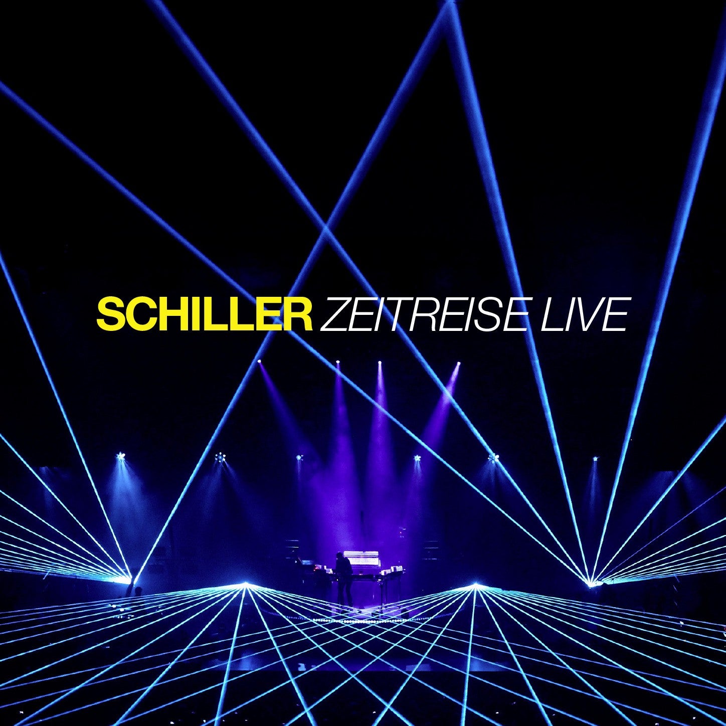 Schiller Zeitreise - Live Limitierte Blau Transparente Vinyl 2LP + Signierter Artprint 437167